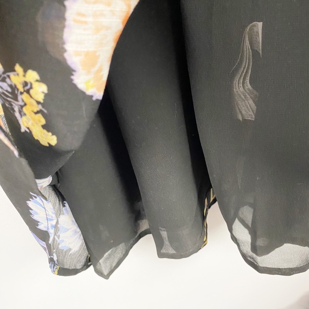 Black Floral Spaghetti Strap Maxi Dress - Picture 5 of 9